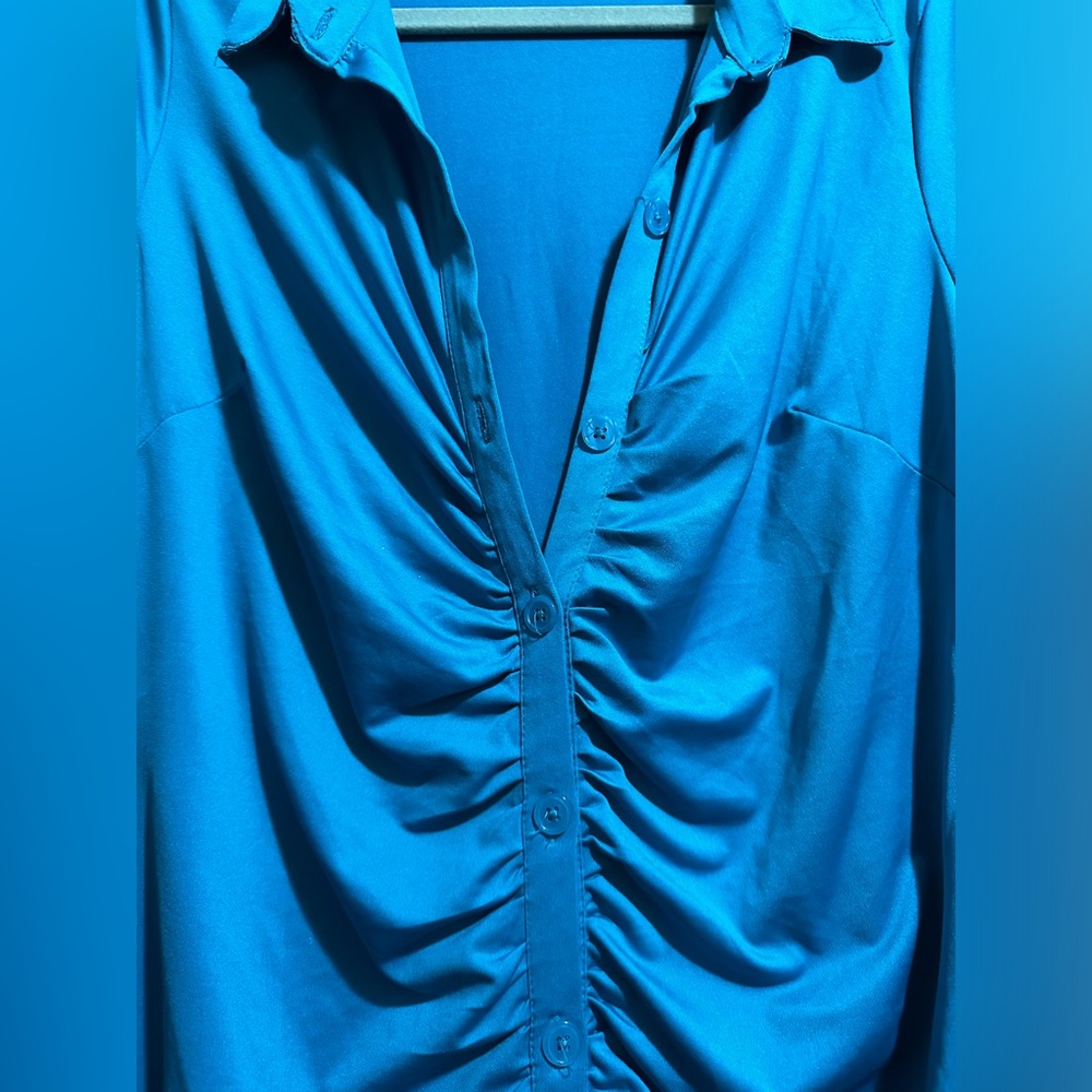 Almost Famous Button Up Dress - Picture 3 of 5